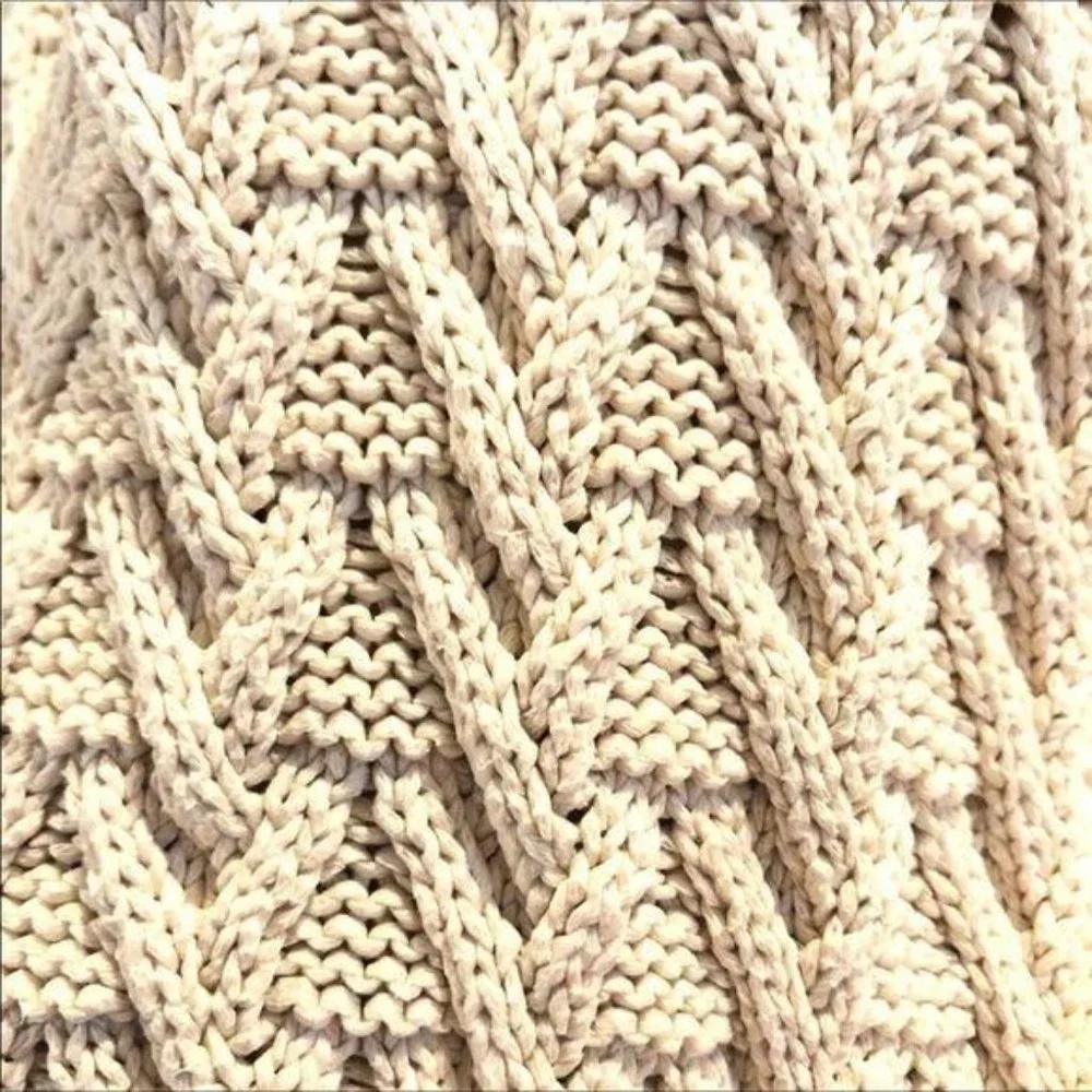 Studio M button down Sweater. Cream colored, medium - Picture 6 of 6